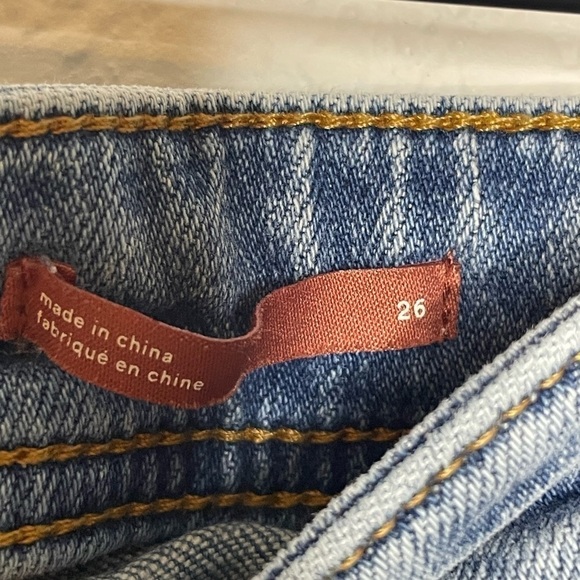 Pilcro jeans mid-rise slim boyfriend side stripe 26 - Picture 5 of 9